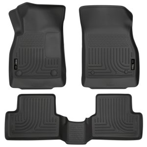 Buick Regal Floor Liners - Front + Rear - Husky Liners - WeatherBeater - Black - 2011